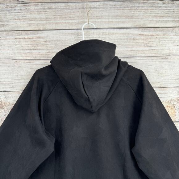 Son of the Cheese Perrotin Faux Suede Hoodie Sweatshirt Adult Large Black - Picture 4 of 13